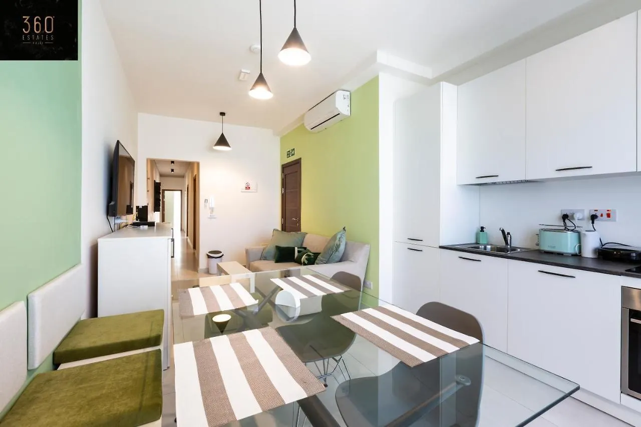 Apartment Stylish, Comfortable 2Br With Wifi & Prvt Balcony By 360 Estates Gzira Malta